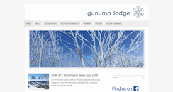 Desktop Screenshot of gunumalodge.com.au